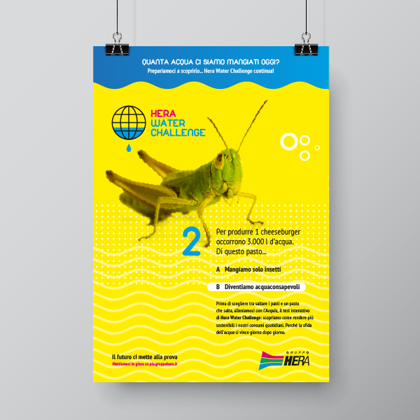 HERA WATER CHALLENGE poster soggetto 2
